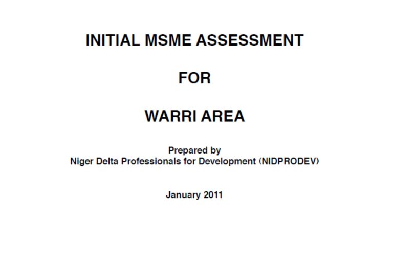 MSME Warri