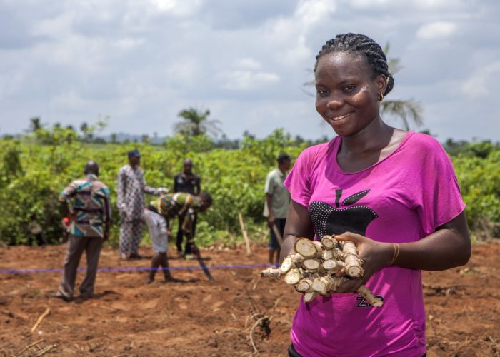 Blessing Hitler is a member of cassava farmers association in Ubulu - Uku, delta state.